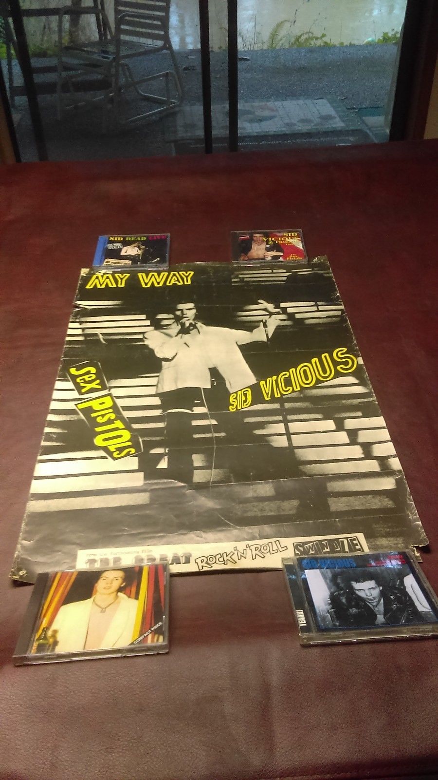 Sid Vicious Orig My Way Promo Poster Sex Pistols The Clash The Damned No Reserv
