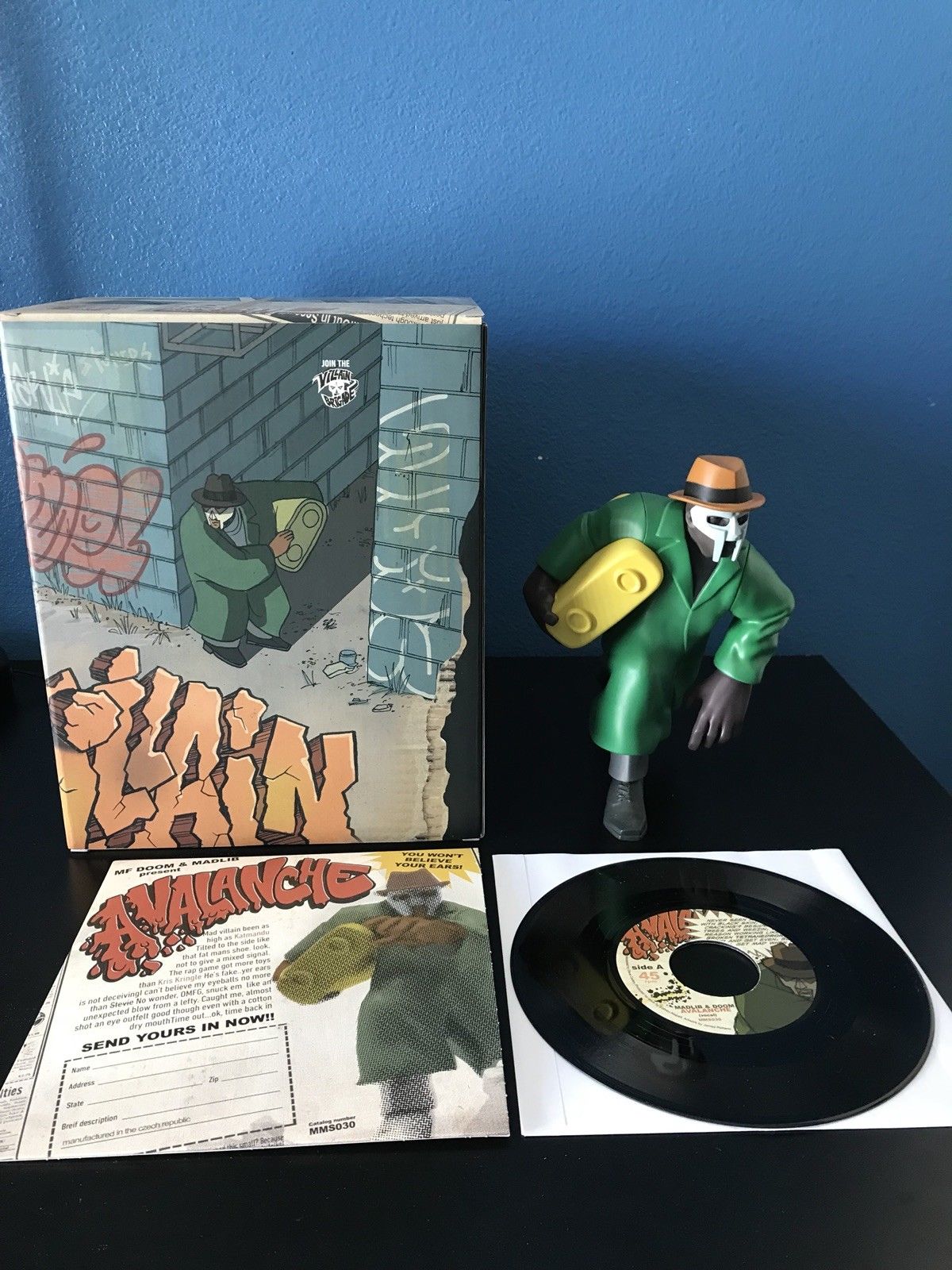 popsike.com - Madvillain Avalanche Action Figure 7” Vinyl Record Set MF  Doom Madlib Quasimoto - auction details