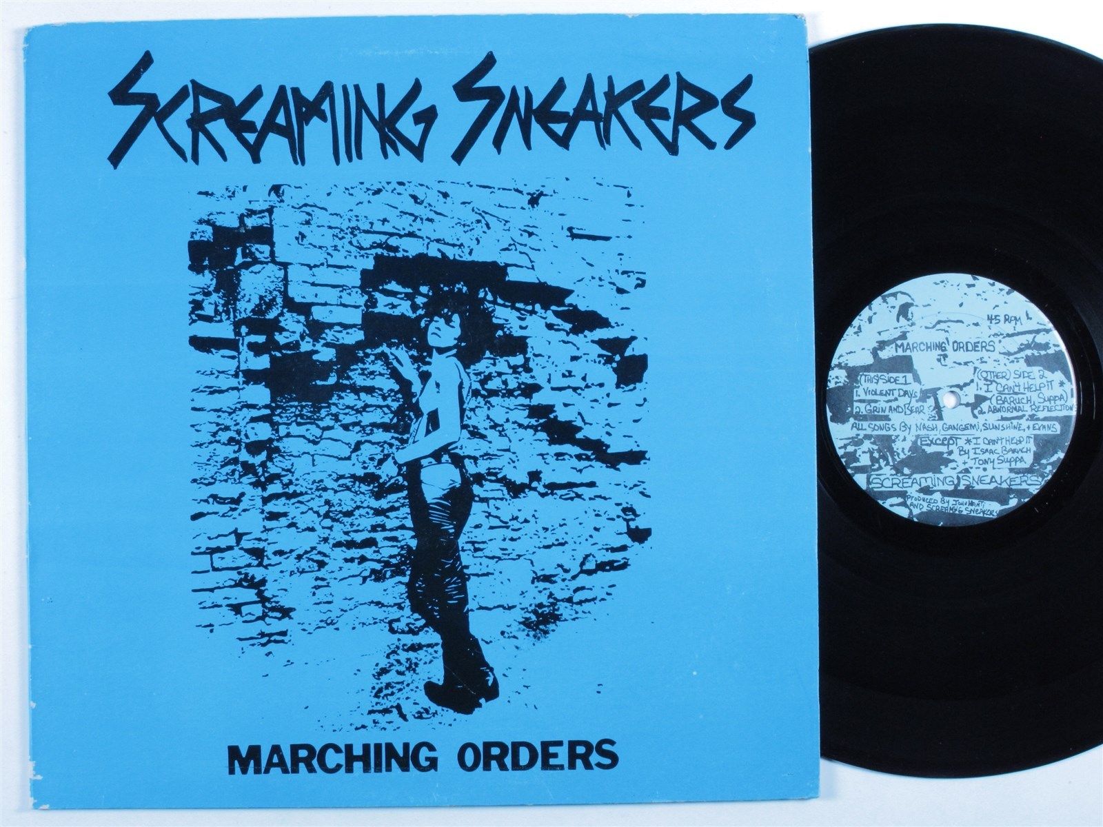 popsike.com - SCREAMING SNEAKERS Marching Orders SCREAMING SNEAKERS EP VG+  45 rpm - auction details
