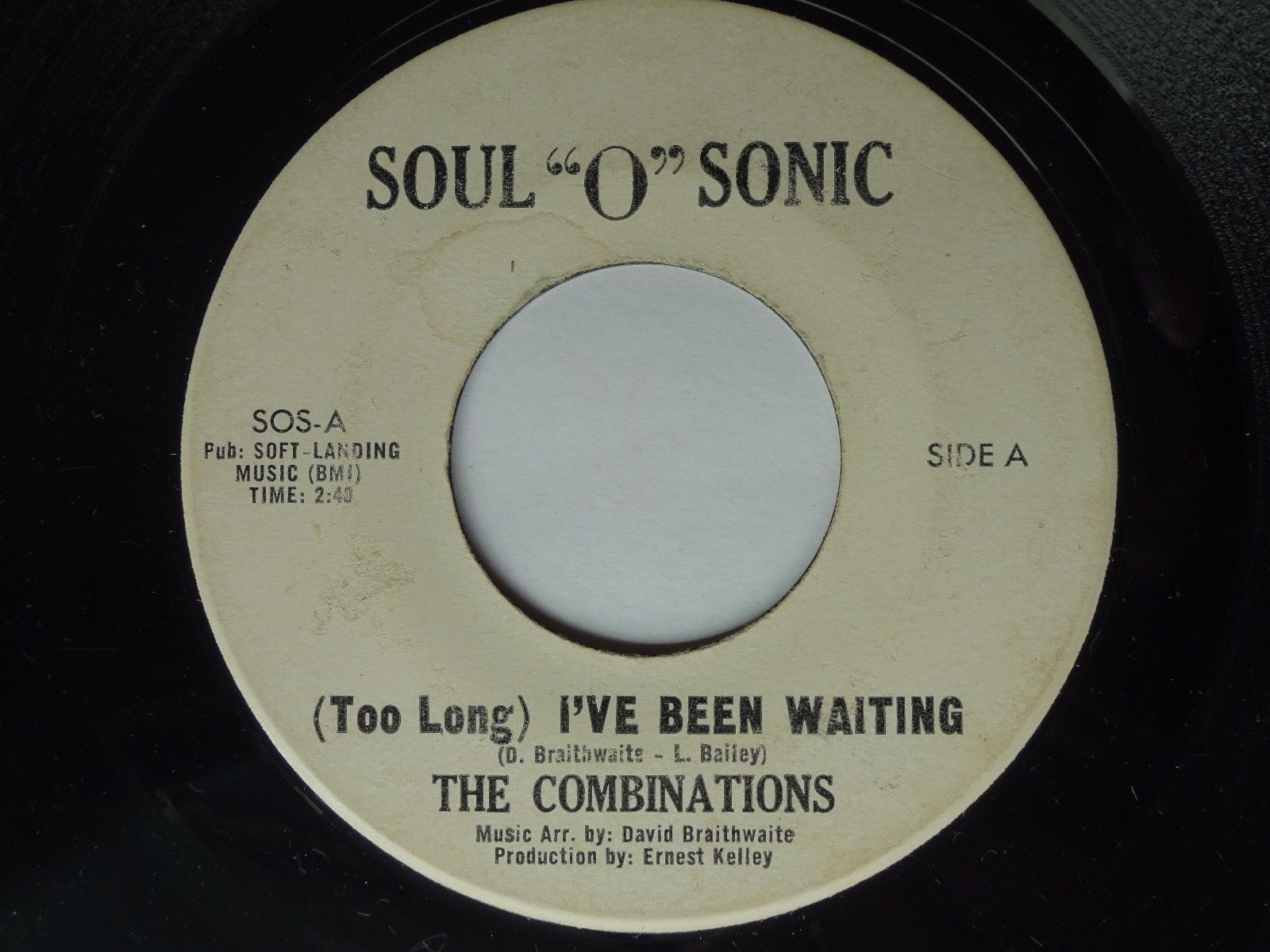 popsike.com - 70s Northern Soul 45 THE COMBINATIONS (Too Long) I've Been  Waiting SOUL O SONIC - auction details