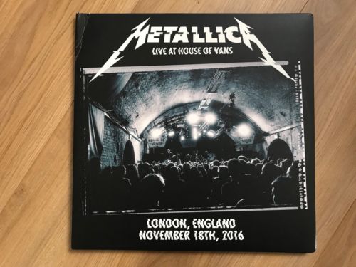 popsike.com - `Metallica - Live At House Of Vans, London 11/18/16 [3LP]  (140 Gra VINYL LP NEUF - auction details