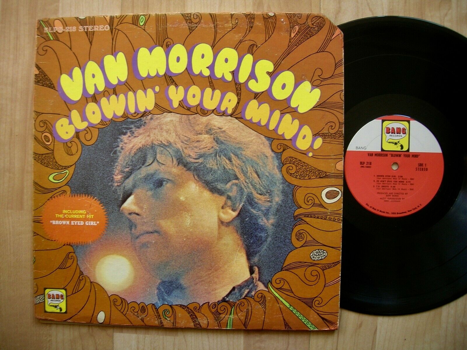 popsike.com - VAN MORRISON blowin' your mind Bang BLPS 218 orig 1967 EX -  auction details
