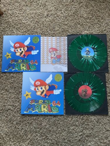 popsike.com - Super Mario 64 - Soundtrack OST Video Game Vinyl Green Spl  Not Moonshake iam8bit - auction details