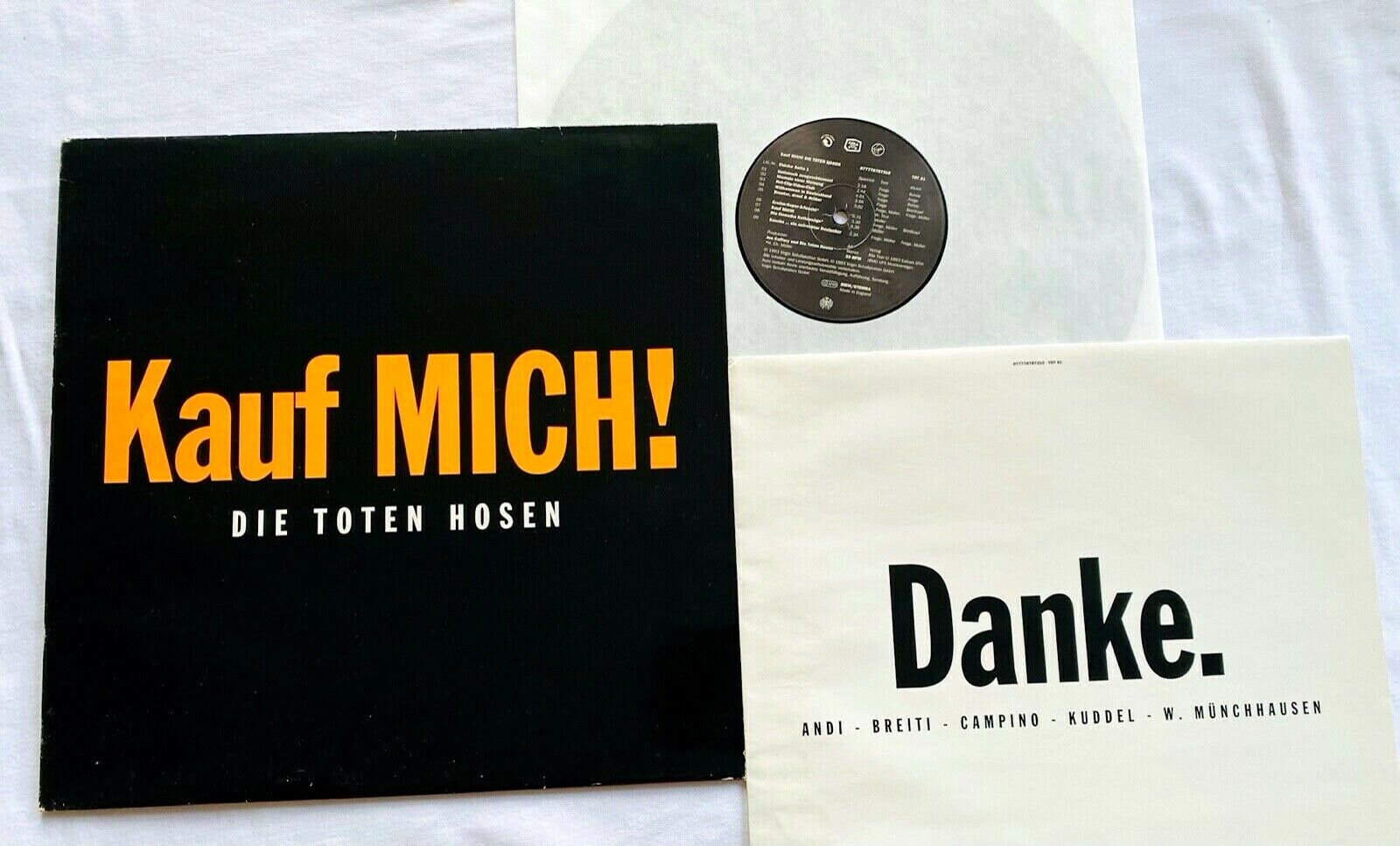 popsike.com - DIE TOTEN HOSEN Kauf Mich LP Erstpressung 1993 Ärzte PUNK  Campino WIZO Slime ZK - auction details