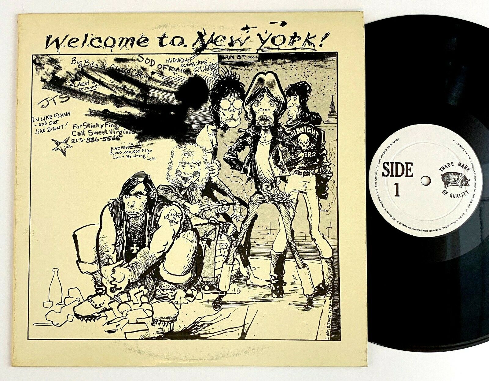 popsike.com - The Rolling Stones "Welcome To New York" LP Trade Mark Of  Quality TMOQ - auction details