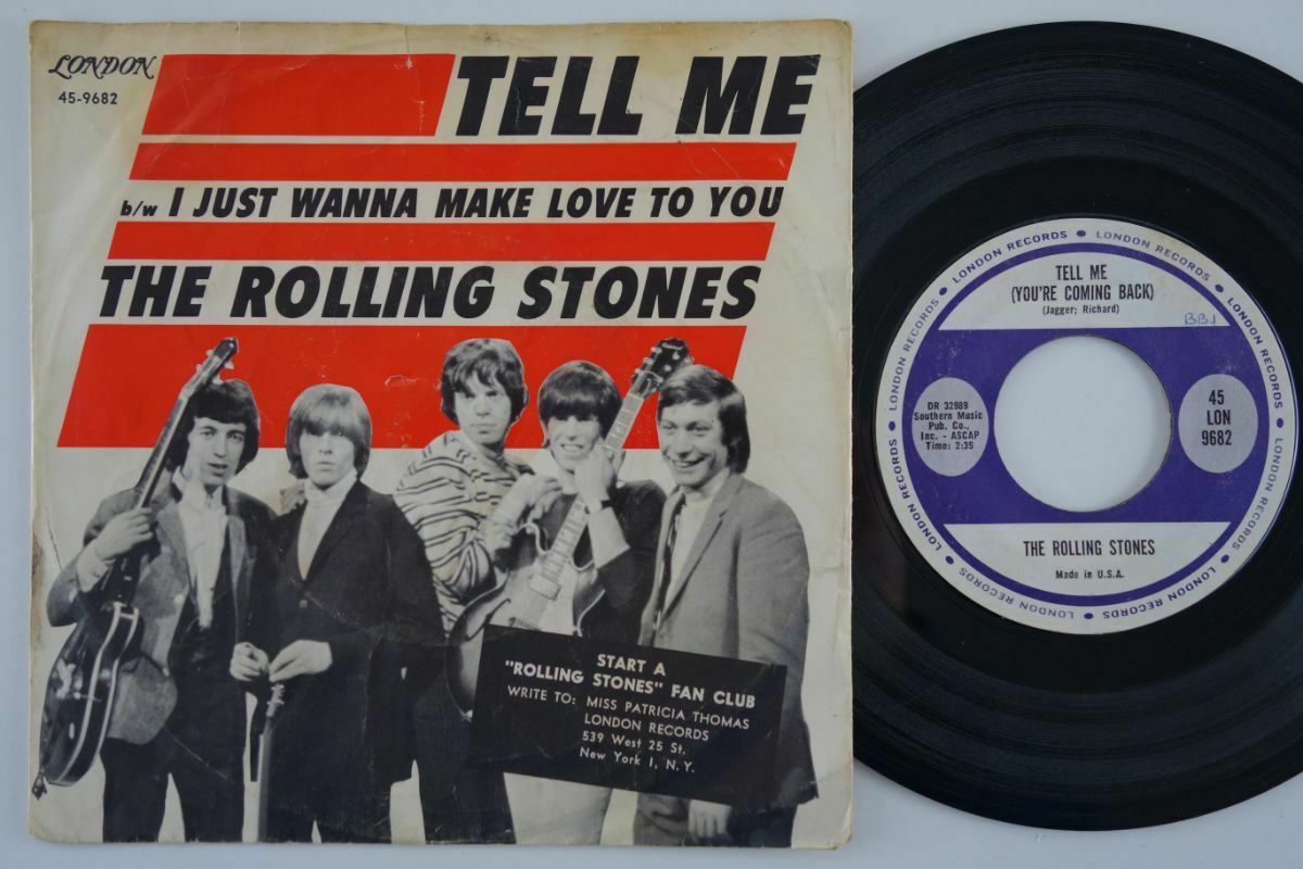 popsike.com - ROLLING STONES Tell Me RARE US p/s 45 I Just Want To Make Love  To You GARAGE - auction details