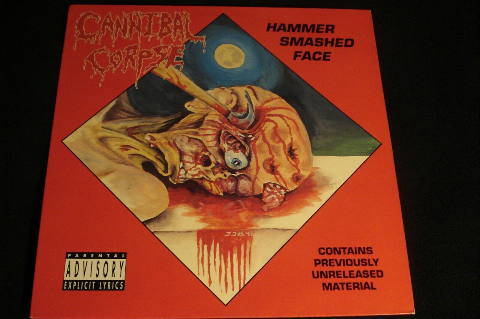 popsike.com - Cannibal Corpse ?– Hammer Smashed Face lp vinyl 1st press org  cover rare - auction details