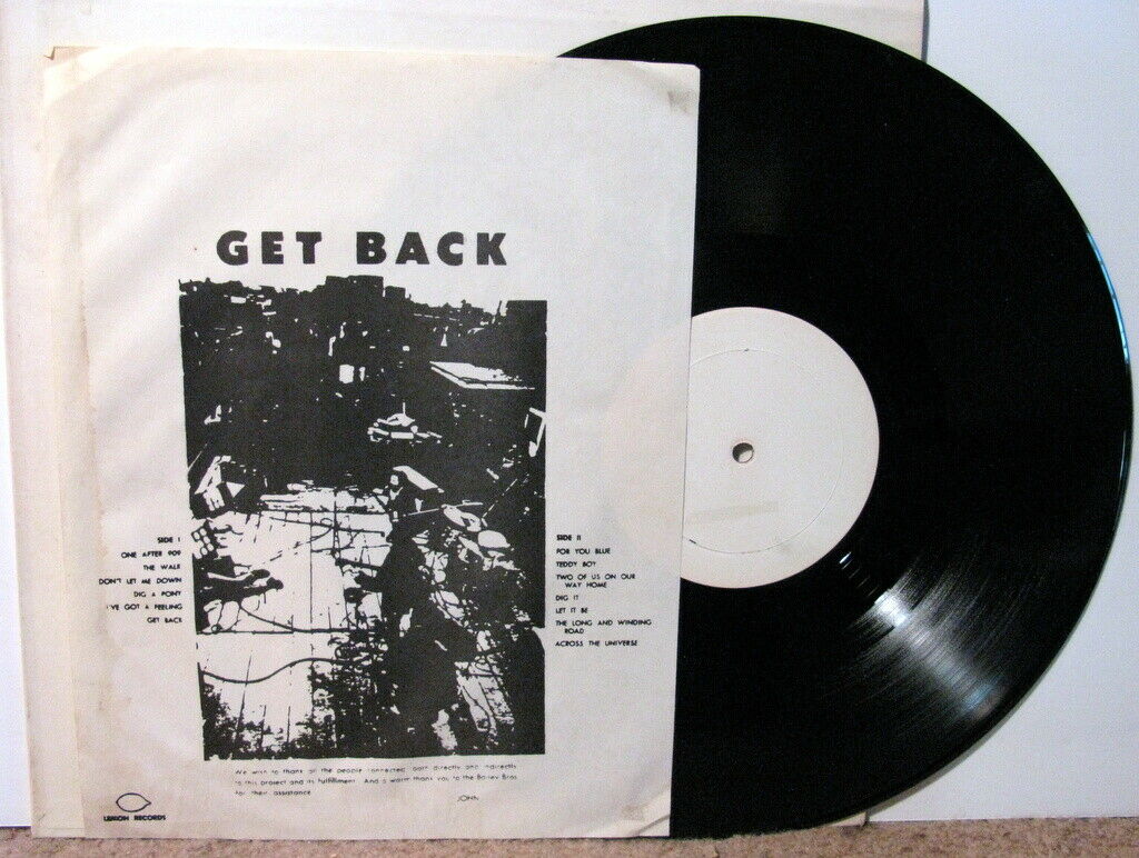 popsike.com - BEATLES-GET BACK-LEMON RECORDS VINYL LP-1969-RARE - auction  details