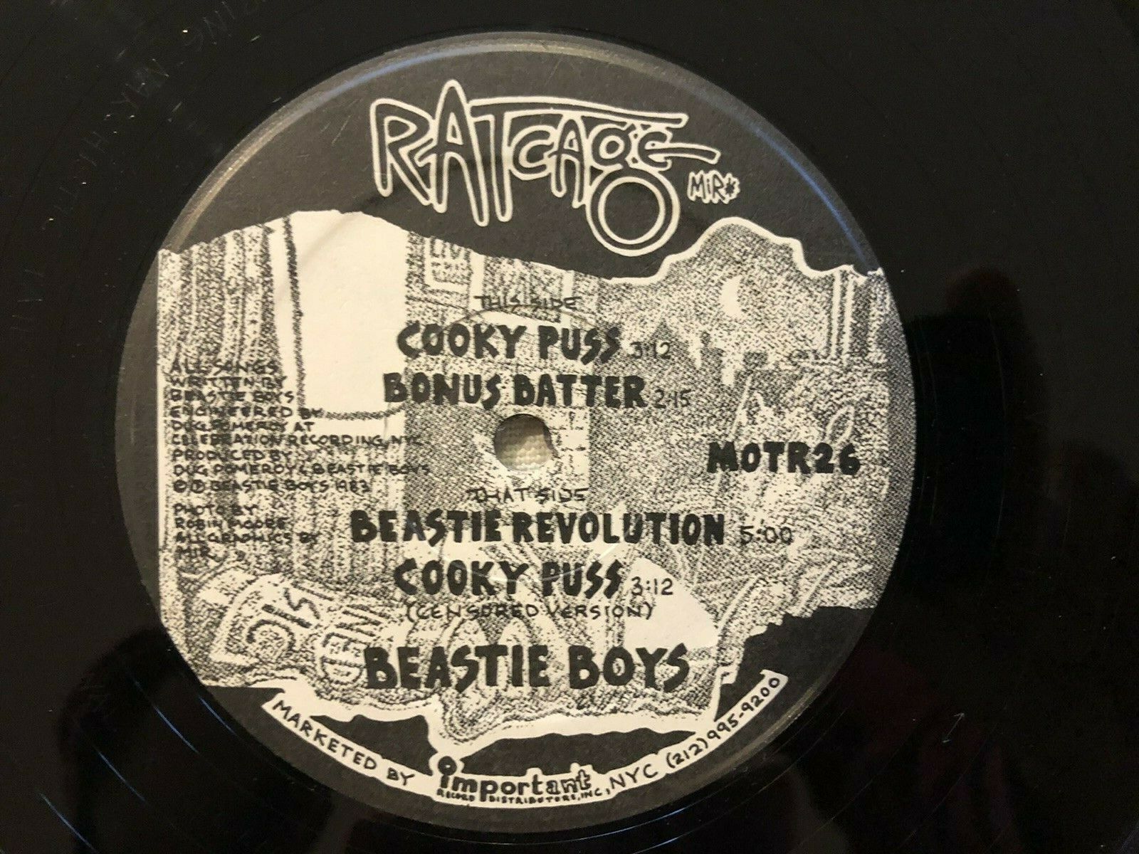 popsike.com - BEASTIE BOYS Cooky Puss Bonus - RAT CAGE Important Records -  Vinyl 12" Single - auction details