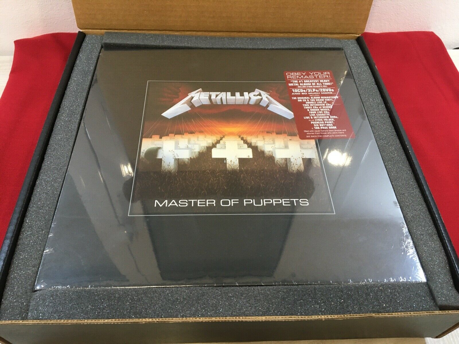 popsike.com - Metallica Master Of Puppets Super Deluxe Edition Box Set New  & Sealed - auction details