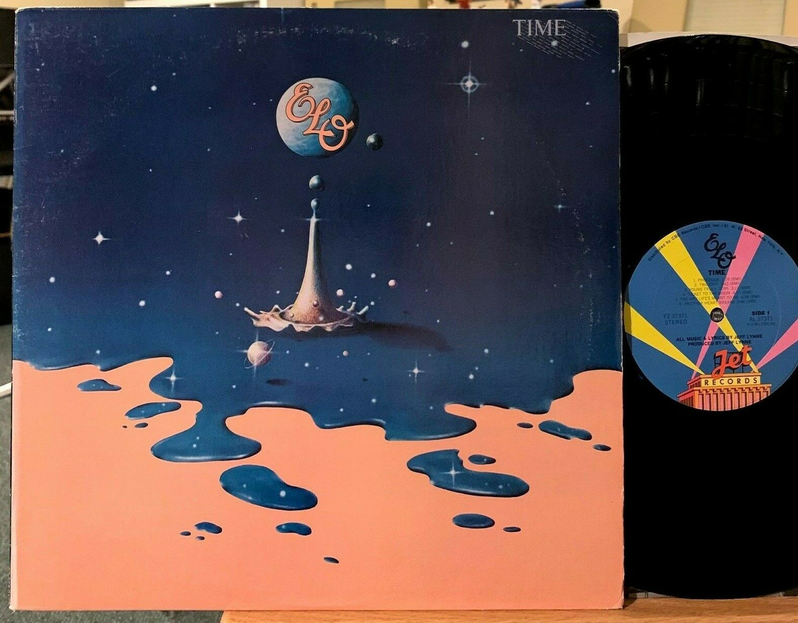 popsike.com - ELO Electric Light Orchestra TIME Vinyl LP Jet 37371 Hold On  Tight Twilight NM - auction details
