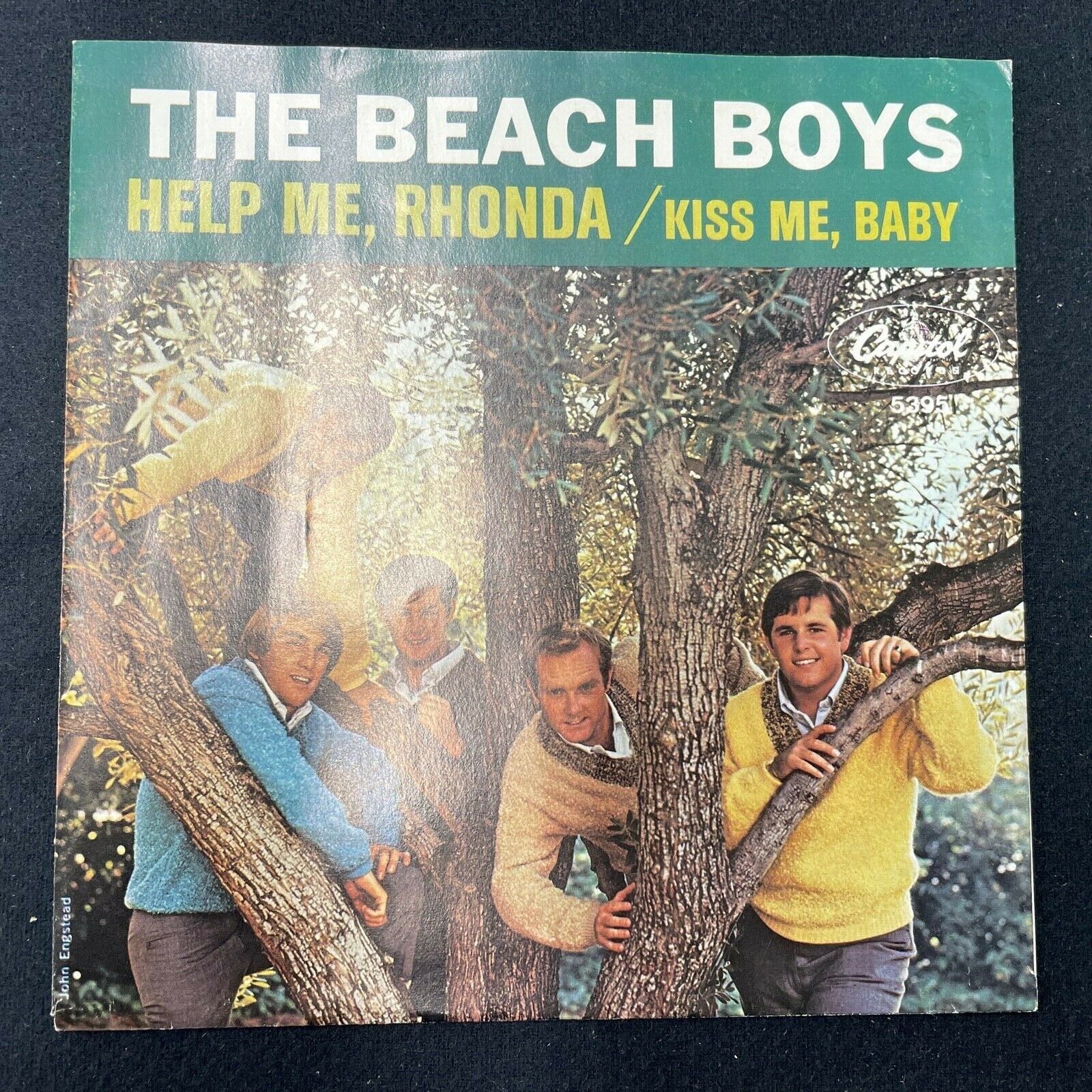 popsike.com - The Beach Boys - Help Me, Rhonda / Kiss Me, Baby - Capitol 45  Picture Sleeve - auction details