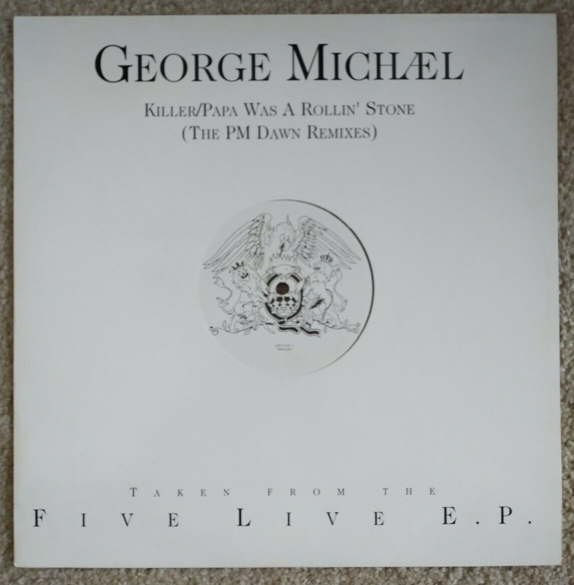 popsike.com - George Michael Killer / Papa was a rolling stone 12" vinyl  Five Live Queen 1993 - auction details