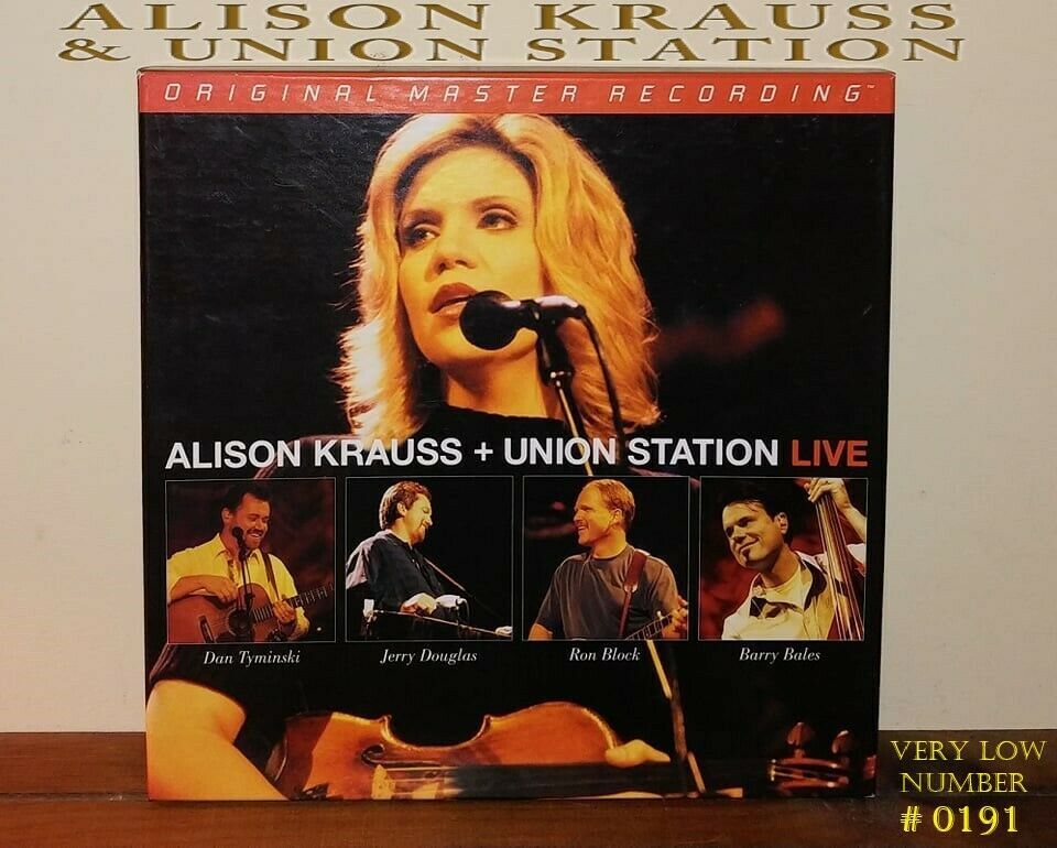 popsike.com - Alison Krauss & Union Station Live 3 LP Vinyl Set Mobile  Fidelity VERY LOW #'rd - auction details
