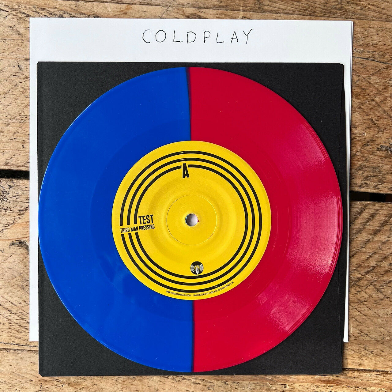 popsike.com - One-off Coldplay Champion Of The World 7-inch vinyl - auction  details
