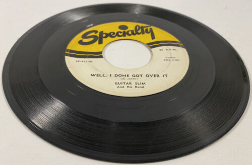 popsike.com - Specialty 482 Guitar Slim - The Things I Used to Do / Done Got  7" Blues 1953 VG - auction details